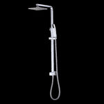 WELS 8" Rain Shower Head Set Square Dual Heads Faucet High Pressure With Mixer V63-827951