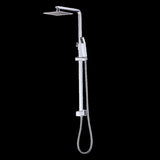 WELS 8" Rain Shower Head Set Square Dual Heads Faucet High Pressure With Mixer V63-827951