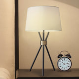Sarantino Metal Tripod Table Lamp with Antique Brass Accent LMP-MLM-682-2