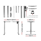 Artiss Standing Desk Motorised 140CM White HASD-114G-GYDF-WHDB-140