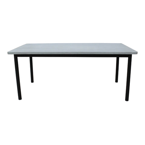 Lara 180cm 6 Seater Outdoor Dining Table Glass Concrete Top V315-VDMO-PORT-07