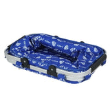 Alfresco Picnic Basket Folding Bag Hamper Food Insulated Storage PICNIC-BAG-CLOTH-BUFS