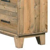 Tallboy with 4 Storage Drawers in Wooden Light Brown Colour V43-TBY-WDL