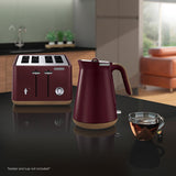 Morphy Richards 1.5L Aspect Kettle - Maroon & Cork 100017