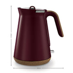 Morphy Richards 1.5L Aspect Kettle - Maroon & Cork 100017