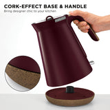 Morphy Richards 1.5L Aspect Kettle - Maroon & Cork 100017