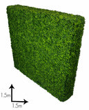 Large Portable Boxwood Hedges UV Stabilised 1.5m By 1.5m V77-1012231