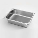 SOGA Gastronorm GN Pan Full Size 1/2 GN Pan 6.5cm Deep Stainless Steel Tray With Lid GP5409WLIDX1