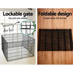 i.Pet 2x30" 8 Panel Dog Playpen Pet Fence Exercise Cage Enclosure Play Pen PET-DOGPLAYPEN-30X2