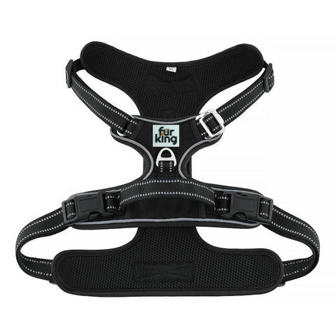 Fur King Ultimate No Pull Dog Harness - Medium - Black V364-DFUMBP0341S