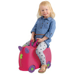 Kiddicare Bon Voyage Kids Ride On Suitcase Luggage Travel Bag Pink 109001-013