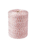 500m Roll Polywire Electric Fence Stainless Steel Poly Wire Energiser Insulator V465-1607002