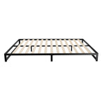 Artiss Bed Frame Queen Size Metal BERU MBED-C-BERU-Q-BK-AB