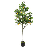 Artificial Lemon Tree with Lemons 150cm V77-1158158