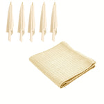 Rans Set of 6 Cotton Waffle Tea Towels 50x70 cm - Natural V442-RAN-TEAT-LONDONWAFFLE-NATURAL-RE