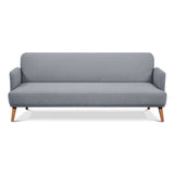 Brianna 3 Seater Sofa Bed Fabric Uplholstered Lounge Couch - Light Grey V315-VOL-FRA-03