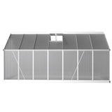 Greenfingers Greenhouse 4.2x2.5x1.95M Aluminium Polycarbonate Green House Garden Shed GH-ALU-C-422X250-AB