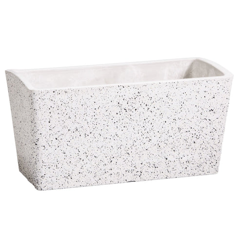 Imitation Stone Concrete White Stone Rectangle Planter 50cm V77-12110050