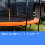 UP-SHOT 12ft Trampoline Replacement Padding Orange Inside/Outside Net Design V219-KIDPADUPSA2OR