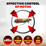 SAS Pest Control 144PCE Pantry Moth Traps Non-Toxic Fast Acting 13 x 10cm V293-266463-144