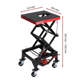 Motorcycle Scissor Lift Stand 135kg Hydraulic Motorbike Lifter Dirt Bike Jack V379-MOTOSCRLIFT001