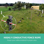 Giantz Electric Fence Poly Rope 2x 500M FIK-ROPE-500MX2