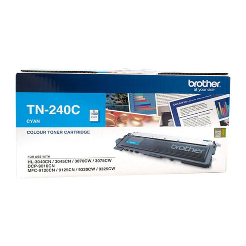 Brother TN-240C Colour Laser Toner - Cyan, HL-3040CN/3045CN/3070CW/3075CW, DCP-9010CN, V177-D-BN240C