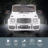 Mercedes Benz AMG G63 Licensed Kids Ride On Car Remote Control - White CAR-G63-WH