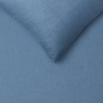 Vintage Design Homewares 100% Linen Brilliant Blue Sheet Set Super King V442-HIN-SHEETS-LINEN-BRILLIANTBLUE-SK