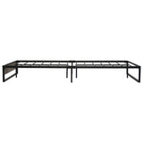 Artiss Bed Frame Metal Frame Bed Base OSLO - Queen MBED-C-OSLO-Q-BK