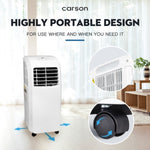CARSON 3-in-1 Portable Air Conditioner Dehumidifier Fan Cooler Aircon 7000 BTU V219-AIRPACCSNA210