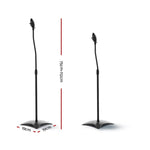 Alpha Speaker Stand 75-112cm Adjustable Height Surround Sound Studio Home 2pcs STAND-SPEAKER-X1B-FC2