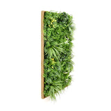 YES4HOMES 3D Green Artificial Plants Wall Panel Flower Wall With Frame Vertical Garden UV Resistant V278-CCGA100HV010-FERN
