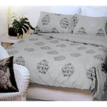 Paxton and Wiggin Miette Quilt Cover Set King V442-LDE-QUILTCS-MIETTE-GREY-KI