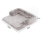 Pet Sofa Bed Dog Calming Sofa Cover Protector Cushion Plush Mat XL V360-PTPC0003-GC-XL