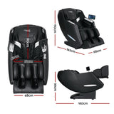 Livemor Massage Chair Electric Recliner Home Massager Oren MASCHR-B-3D-OREN-BK