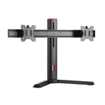 Brateck Dual Screen Classic Pro Gaming Monitor Stand Fit Most 17'- 27' Monitors, Up to 7kg per V177-L-MBAT-LDT32-T02-R