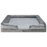 PaWz Memory Foam Pet Sofa Bed Cushion XL X-Large PT1178-XL-GY