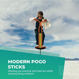 Orange Pogo Stick Kids - Childrens Jumping Jackhammer Exercise Hopper Toy V238-SUPDZ-28304858972240