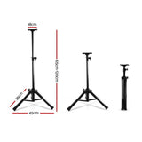 Alpha Speaker Stand 65-120cm Adjustable Height Surround Sound Studio Home 2pcs STAND-SPEAKER-208-FC2