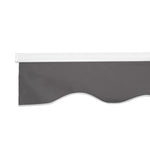 Instahut Retractable Folding Arm Awning Manual Sunshade 4.5Mx2.5M Grey AWN-B-ARM-45X25-GREY