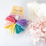 MANGO JELLY Kids Hair Ties - Lace Candy - Six Pack V659-HT-3CM-30P-LACE-CANDY-6-L