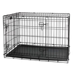 Dog Wire Crate X-Large - Portable Collapsible Travel Kennel - Pet Puppy Cage V238-SUPDZ-32870432571472