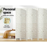 Artiss 8 Panel Room Divider Screen 325x170cm Clover White RD-4016-8P-WH