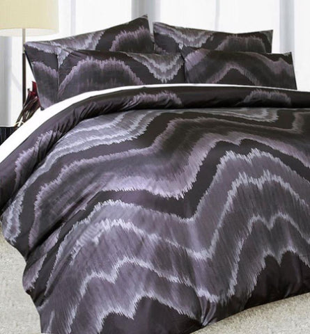 Big Sleep Midnight Quilt cover Set Black DOUBLE V442-HIN-QUILTCS-MIDNIGHT-BLACK-DS