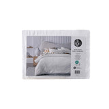 Accessorize Elma White Jacquard Quilt Cover Set Super King V442-HIN-QUILTCS-ELMA-WHITE-SK