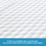 DreamZ Mattress Protector Topper Polyester Super King EE1503-SK