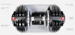 PROFLEX 2 x 25kg Adjustable Dumbbell Set Weights Dumbbells Home Gym Fitness Pair V219-FTNDUMPRFAM24-P