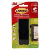 CMD Strips 17206BLK Pk4 Bx6 DS-CMD17206BLK