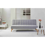 Brando 3 Seater Sofa Futon Bed Fabric Lounge Couch - Grey V315-VOL-BRAND-01